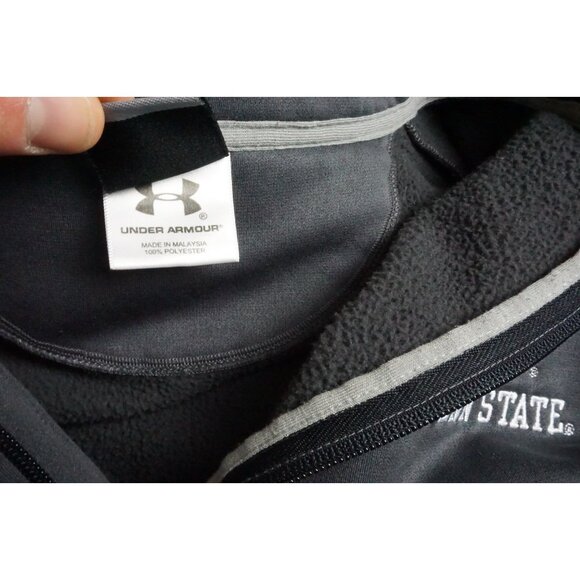 Penn State Nittany Lions Under Armour Gray Quarter Zip Pullover Sz M - Picture 5 of 5